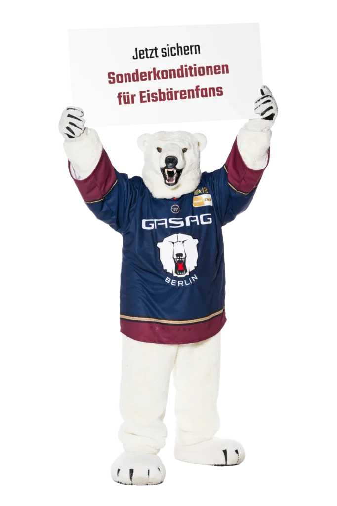 Eisbären Berlin Maskottchen Bully Partnerschaft Sniegowski GmbH